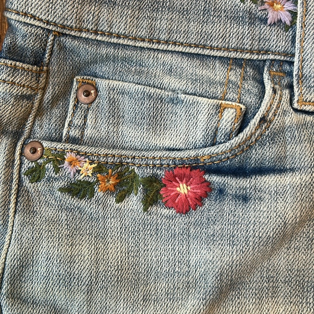 Anthropologie Pilcro and the Letterpress embroidered shorts - Picture 4 of 5